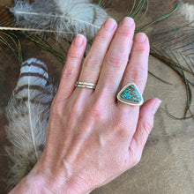 Load image into Gallery viewer, Number 8 Mine Triangle Sterling Silver Ring