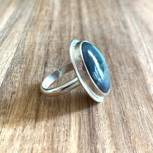 Load image into Gallery viewer, OVAL LABRADORITE STERLING SILVER RING | Michelle Kobernik