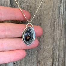 Load image into Gallery viewer, RAW GARNET STERLING SILVER PENDANT | Michelle Kobernik