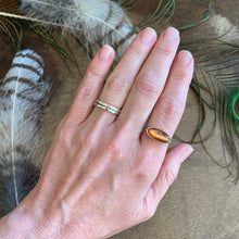 Load image into Gallery viewer, SUNSTONE STERLING SILVER RING WITH DIAMOND ACCENT | Michelle Kobernik