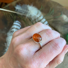 Load image into Gallery viewer, Spessartite Garnet Sterling Silver Ring | Michelle Kobernik