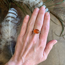 Load image into Gallery viewer, Spessartite Garnet Sterling Silver Ring | Michelle Kobernik