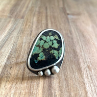 Variscite Sterling Silver Ring | Michelle Kobernik